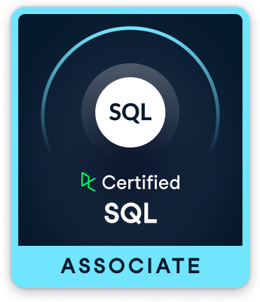 SQL Associate badge